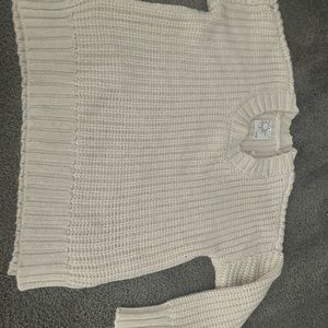 aerie beige oversized sweater